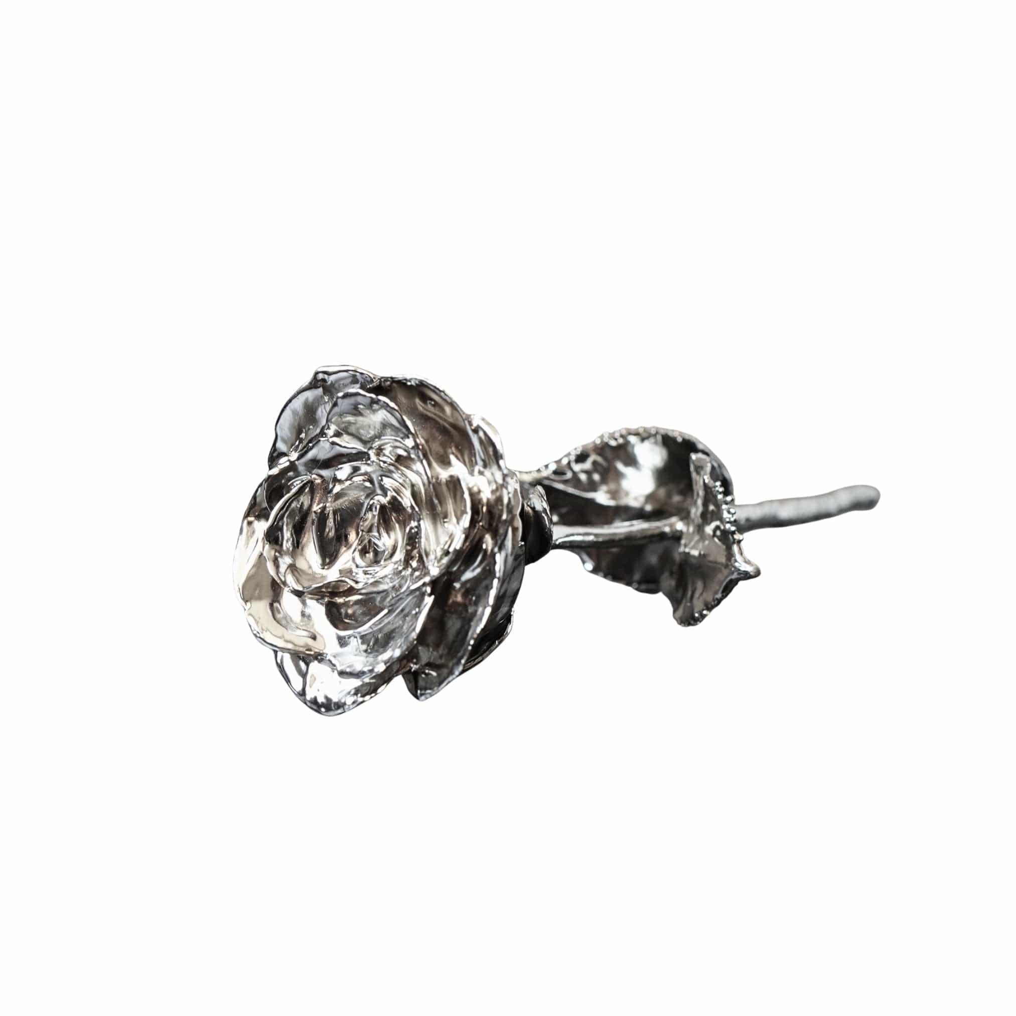 LovePicker Gold Dipped Rose 24 Karat Gold Plated Rose 11.5" - Royal Navy Blue Box Platinum Gold Dipped Rose anniversary-birthday-wedding-gift Valentines-Day milestone-gifts luxury-custom-elegant