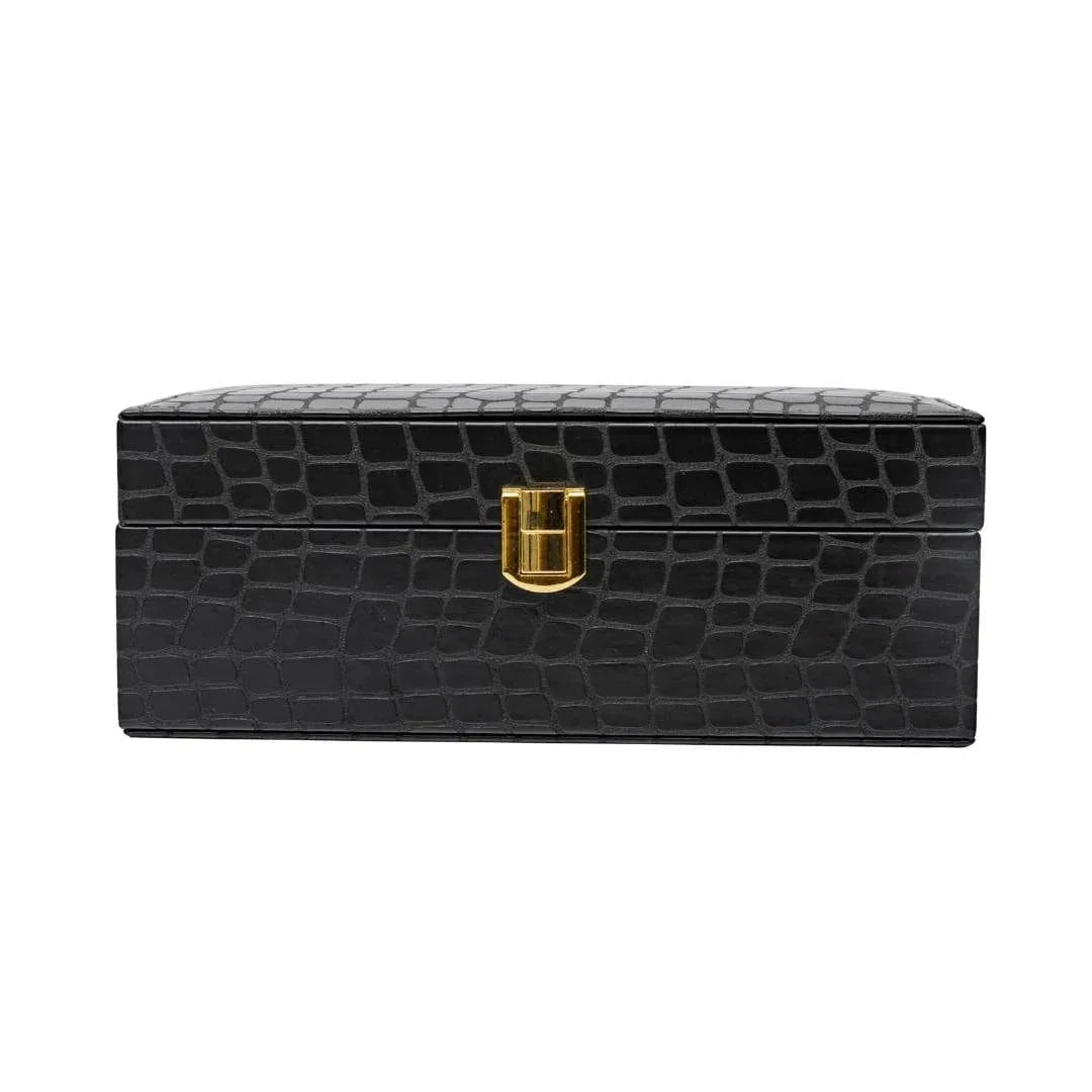 LovePicker Small Leather Box 24K Gold Dipped Natural Rose 7" Luxury Real Leather Display and Gift Box Gold Dipped Rose anniversary-birthday-wedding-gift Valentines-Day milestone-gifts luxury-custom-elegant