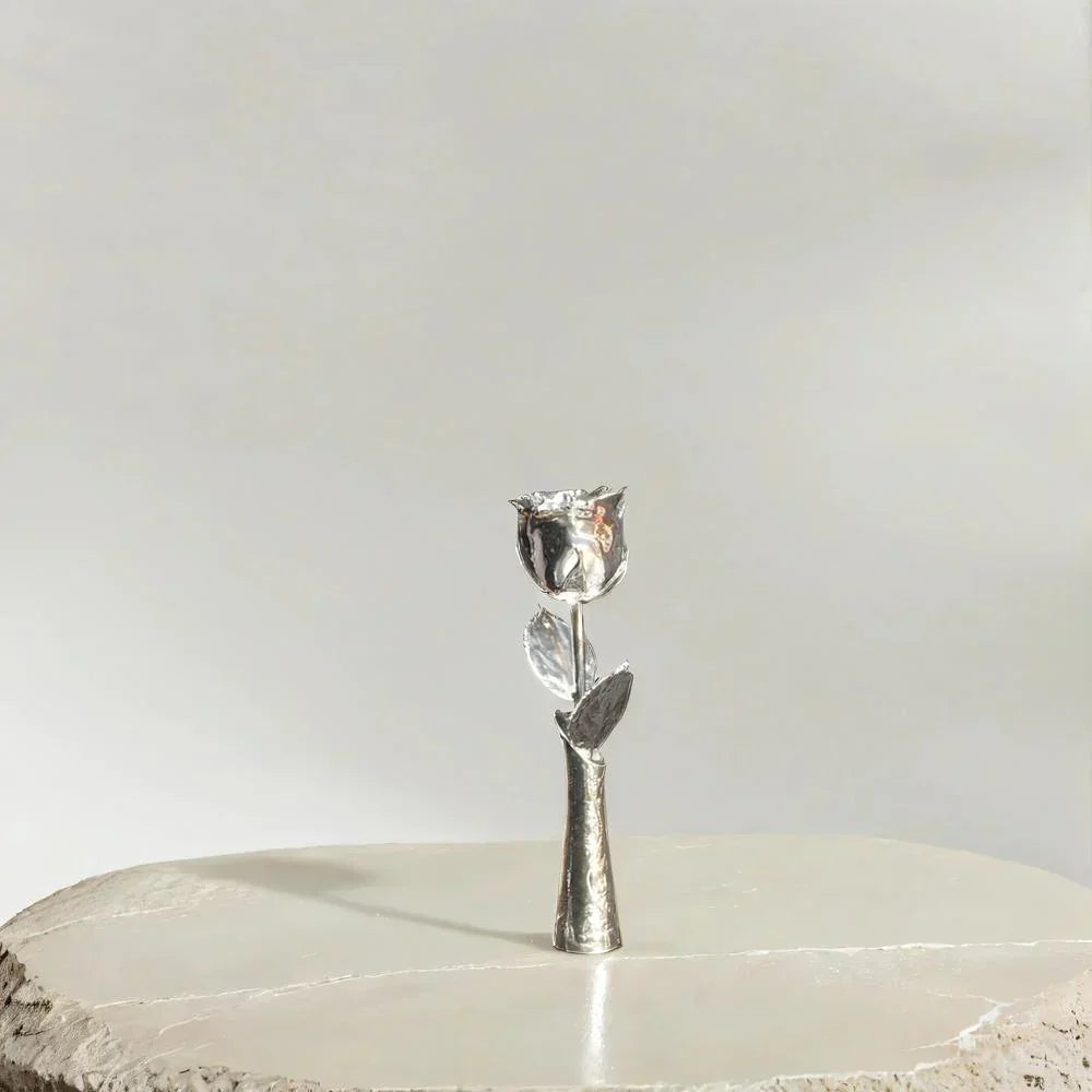 LovePicker Vase Gold Dipped Lovepicker 24k Gold Rose 7 Inch Vase Holder Gold Dipped Vase Silver Gold Dipped Rose anniversary-birthday-wedding-gift Valentines-Day milestone-gifts luxury-custom-elegant