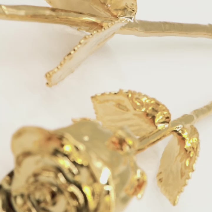 24k Gold Dipped Rose, certificate included, 11 inch gold rose,