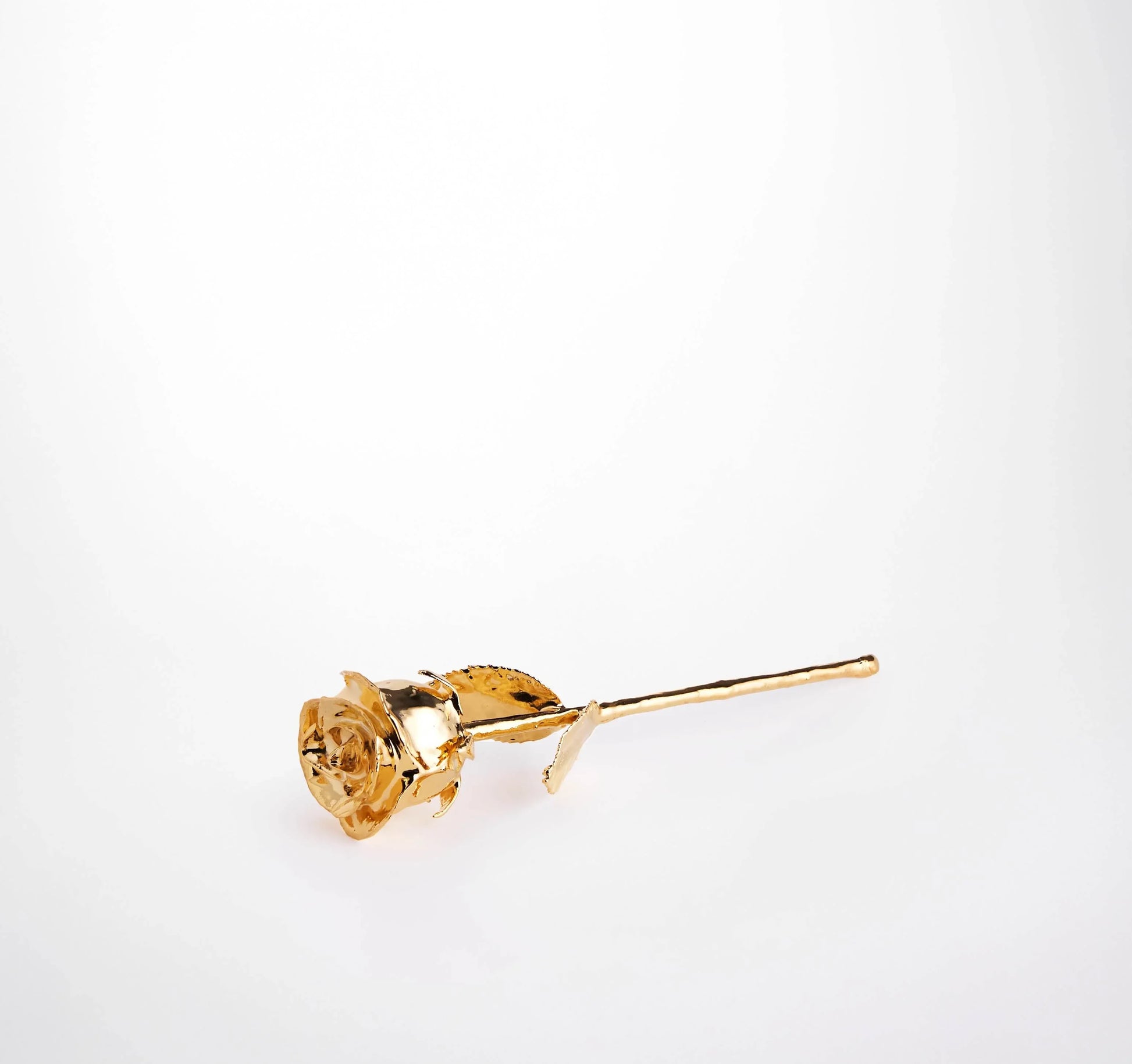 24K gold dipped rose with classic bud finish, perfect for anniversary or romantic gift