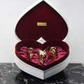 NEW - Engraved 3 Gold Dipped Roses 7