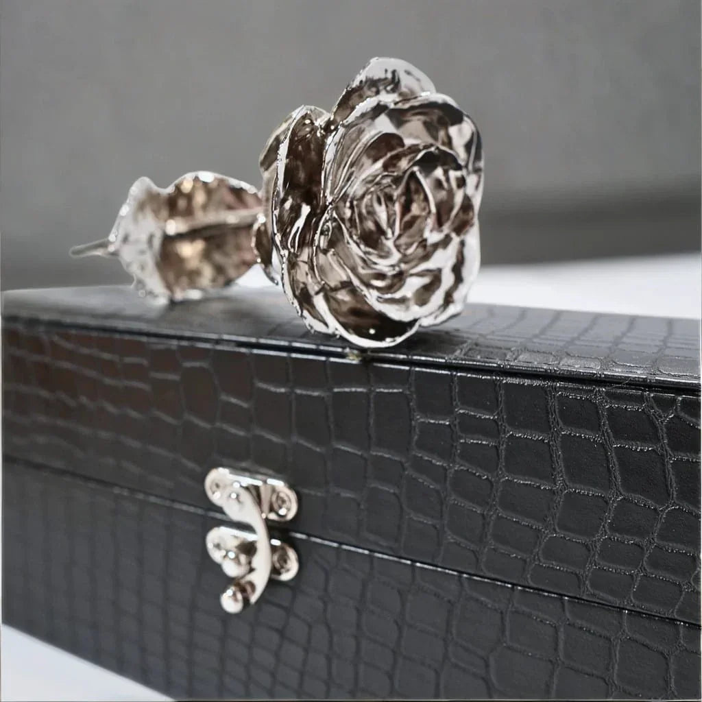 Corporate promotion gift—platinum plated rose with authenticity certificate