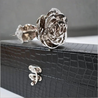 Corporate promotion gift—platinum plated rose with authenticity certificate