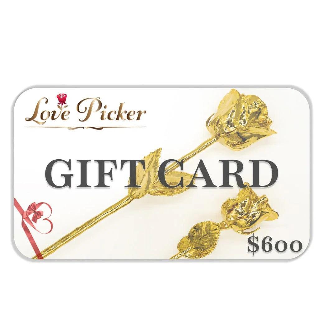 Lovepicker Digital Product Lovepicker Gift Card for Preserved Roses Lasting Love Gold Dipped Rose anniversary-birthday-wedding-gift Valentines-Day milestone-gifts luxury-custom-elegant