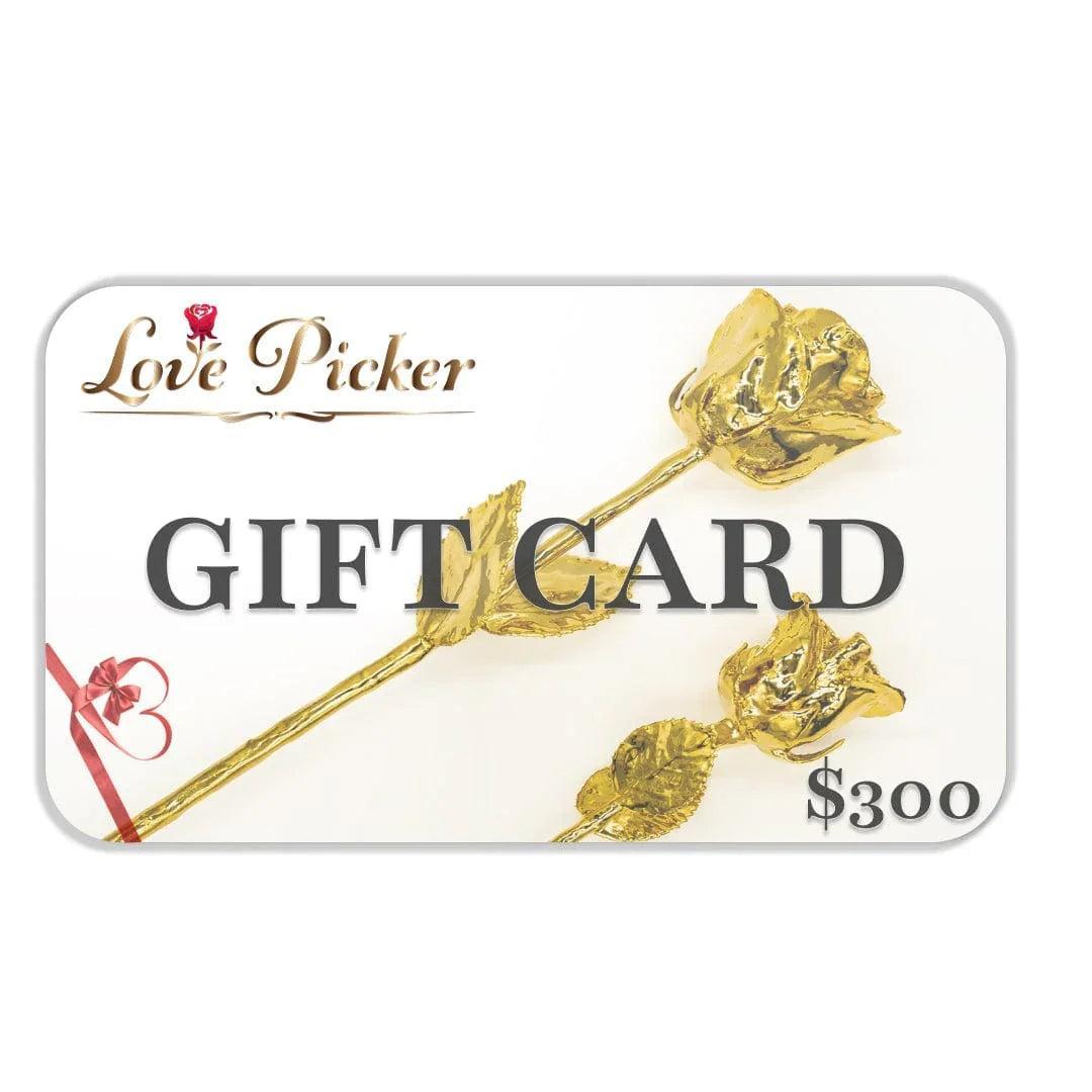 Lovepicker Digital Product Lovepicker Gift Card for Preserved Roses Lasting Love Gold Dipped Rose anniversary-birthday-wedding-gift Valentines-Day milestone-gifts luxury-custom-elegant