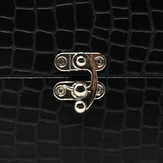 LovePicker Silver Dipped Rose NEW Silver Dipped Natural Rose 11.5" - Luxe Noir Gift Box - Genuine Leather Gold Dipped Rose anniversary-birthday-wedding-gift Valentines-Day milestone-gifts luxury-custom-elegant