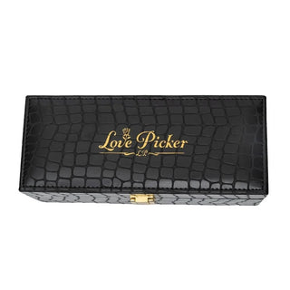 LovePicker Small Leather Box 24K Gold Dipped Natural Rose 7" Luxury Real Leather Display and Gift Box Gold Dipped Rose anniversary-birthday-wedding-gift Valentines-Day milestone-gifts luxury-custom-elegant