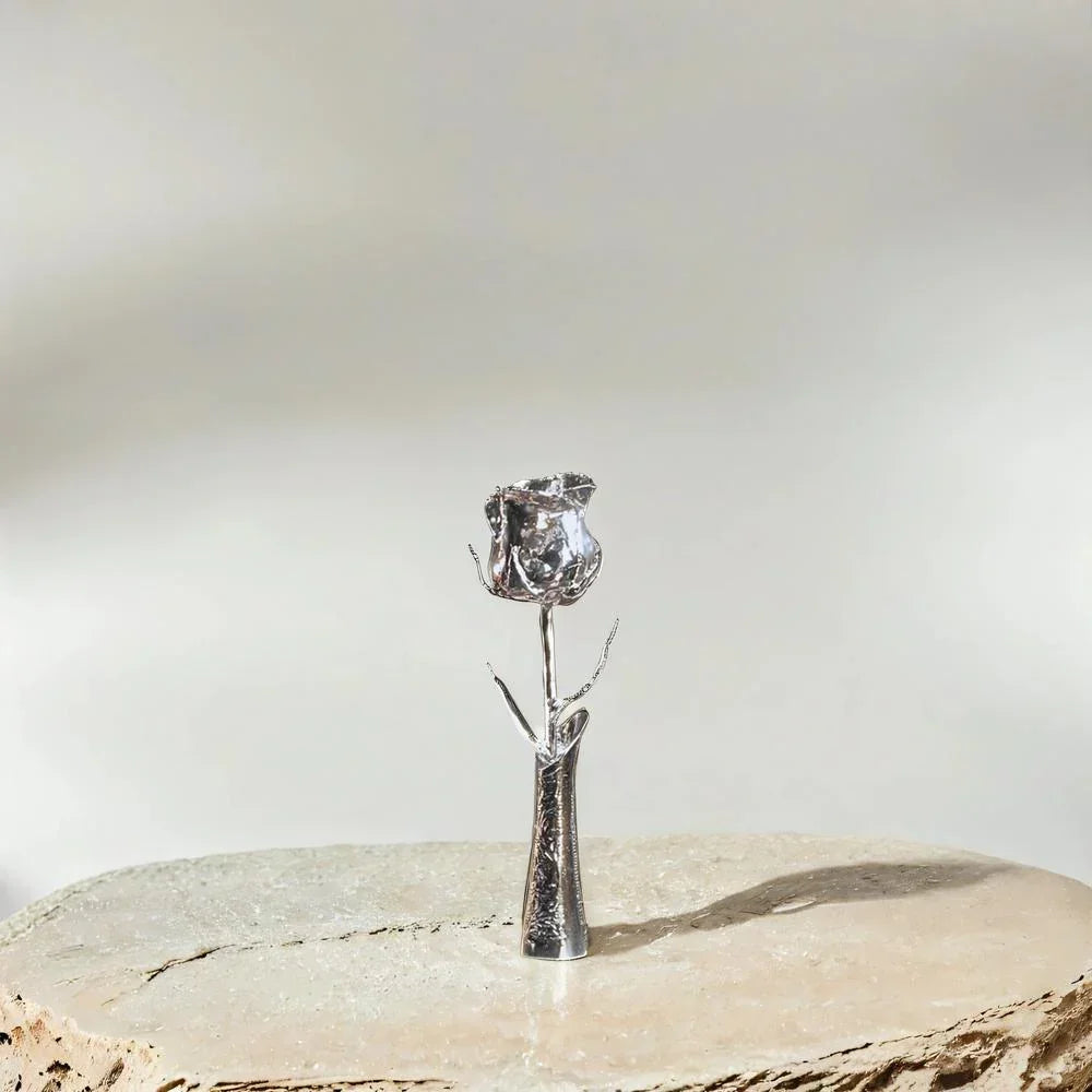 LovePicker Vase Gold Dipped Lovepicker 24k Gold Rose 7 Inch Vase Holder Gold Dipped Vase Platinum Gold Dipped Rose anniversary-birthday-wedding-gift Valentines-Day milestone-gifts luxury-custom-elegant