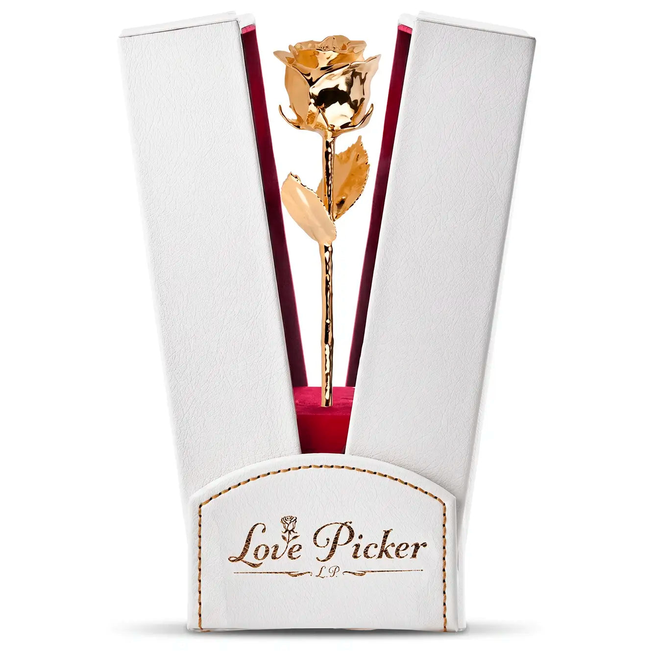 best present for her gold rose in 24k gold