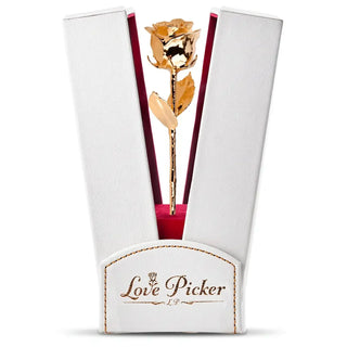 best present for her gold rose in 24k gold