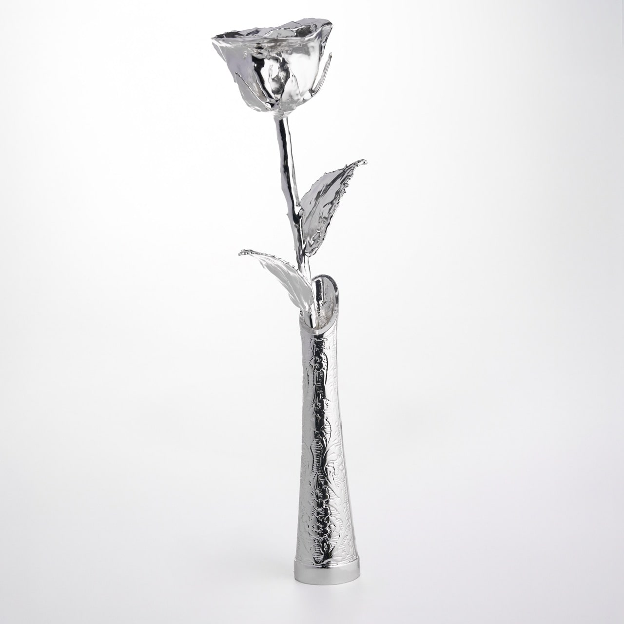 24K Gold Dipped Vase Large (for 11.5" rose)